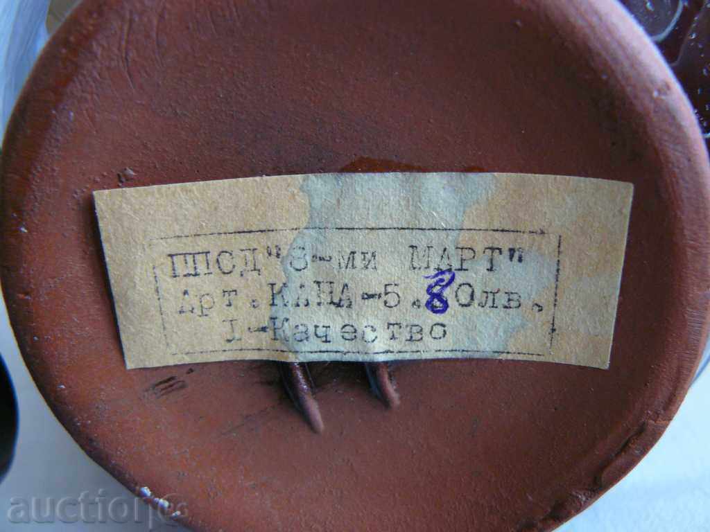 Beautiful wine service - clay, PPSD March 8 Bozhurishte - 6 Beautiful wine service - clay, PPSD March 8 Bozhurishte - 6