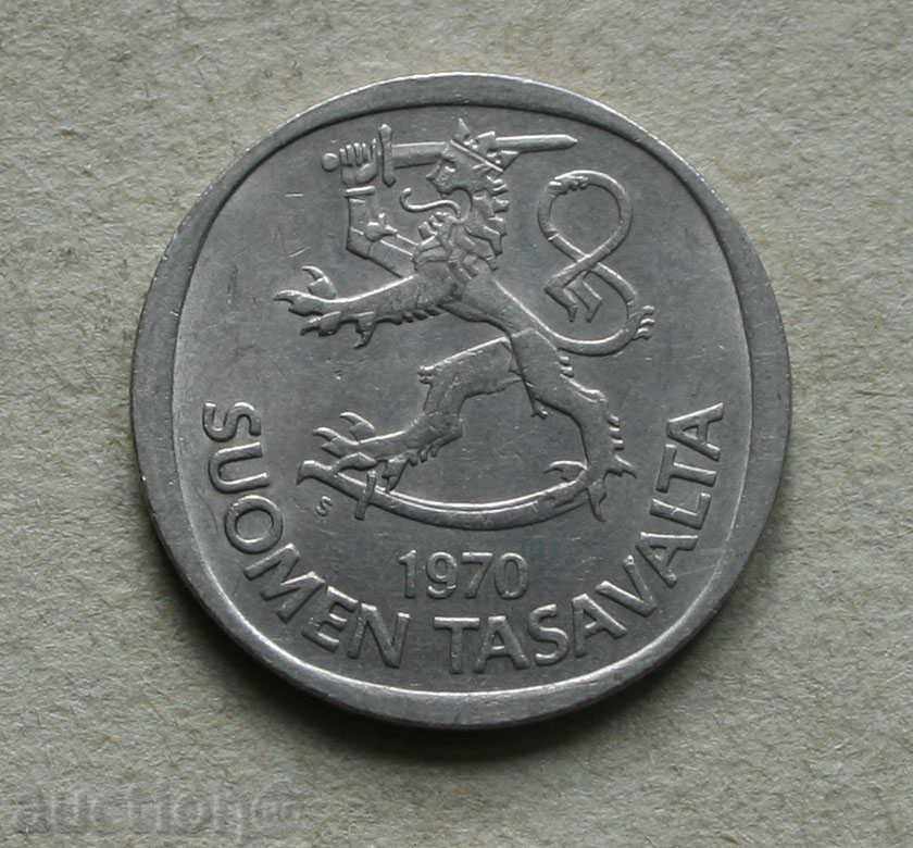 1 марка 1970 Финландия  - номер 2 с цена € 0.41 | 0.80 лв.