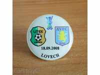 Insigna de fotbal Litex-Aston Villa UEFA 2008