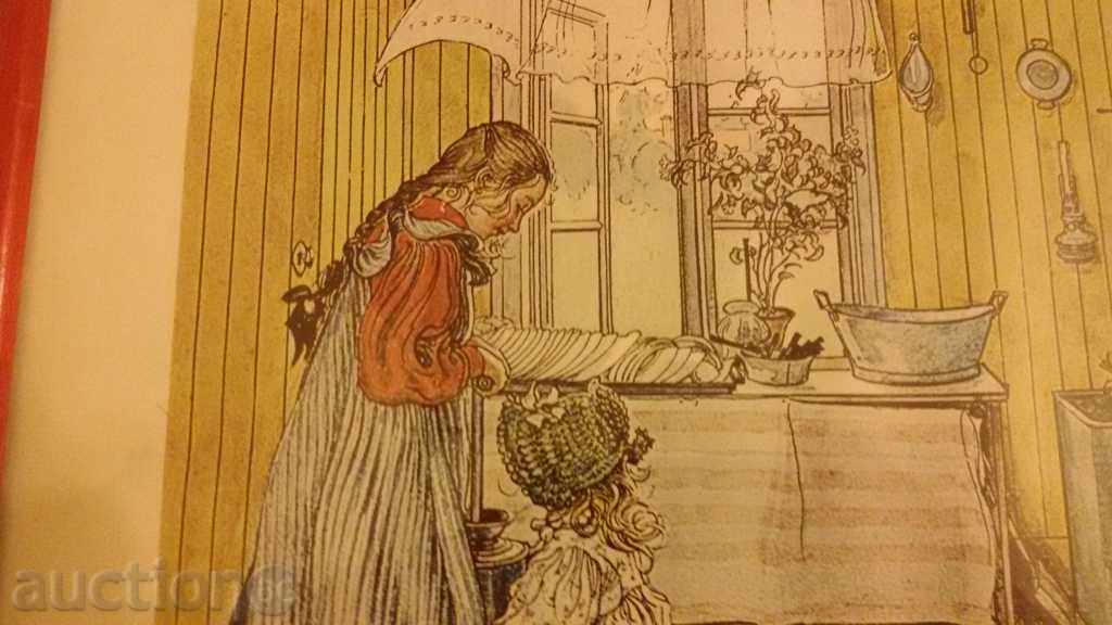 Carl Larsson lithography picture watercolor painting - 5 Carl Larsson lithography picture watercolor painting - 5