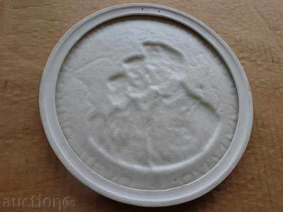 Auction  Bas-relief made of porcelain, wallpaper, plaque, painting, decoration