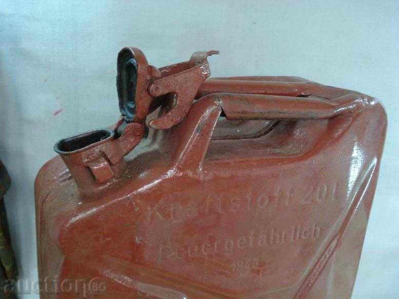 1943 Second Worldwide Wehrmacht German Tube for Gasoline 20l. - 5