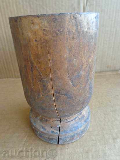 Old wooden mortar, mortar, wooden - 5 Old wooden mortar, mortar, wooden - 5