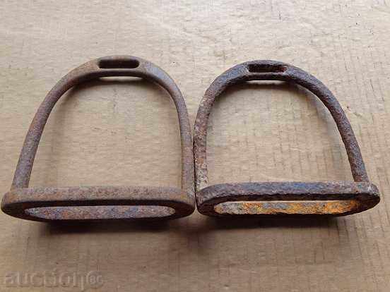 Old iron stirrups, spurs, reins, saddle, cavalry with price 65.00 BGN | € 33.23 Old iron stirrups, spurs, reins, saddle, cavalry with price 65.00 BGN | € 33.23