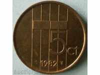 Холандия 5 цента 1982г.