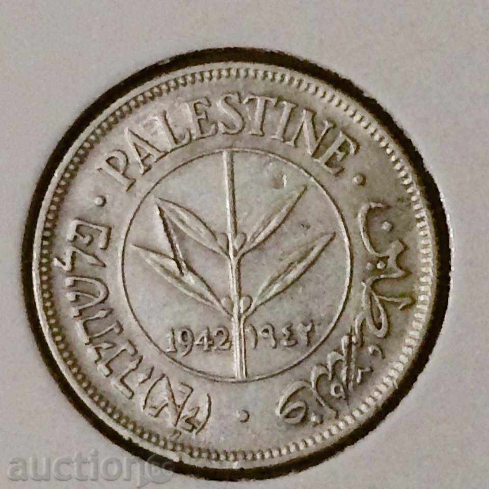 Palestine 50 miles 1942
