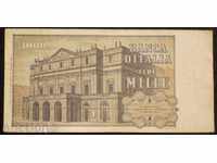 Italy 1000 Lireti 1969 VF Rare Banknote