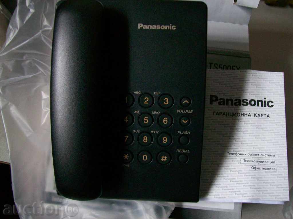 Нов телефон Panasonic - черен