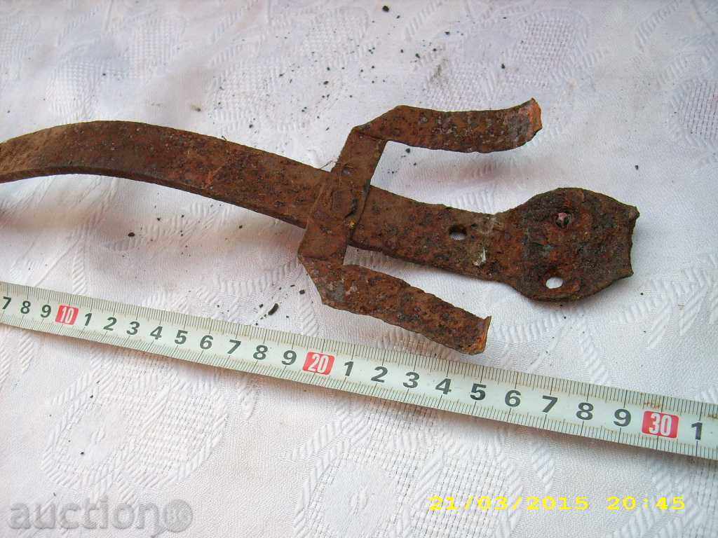 Παράδοση Σφυρήλατο λαβές χαλκού της τηγάνια