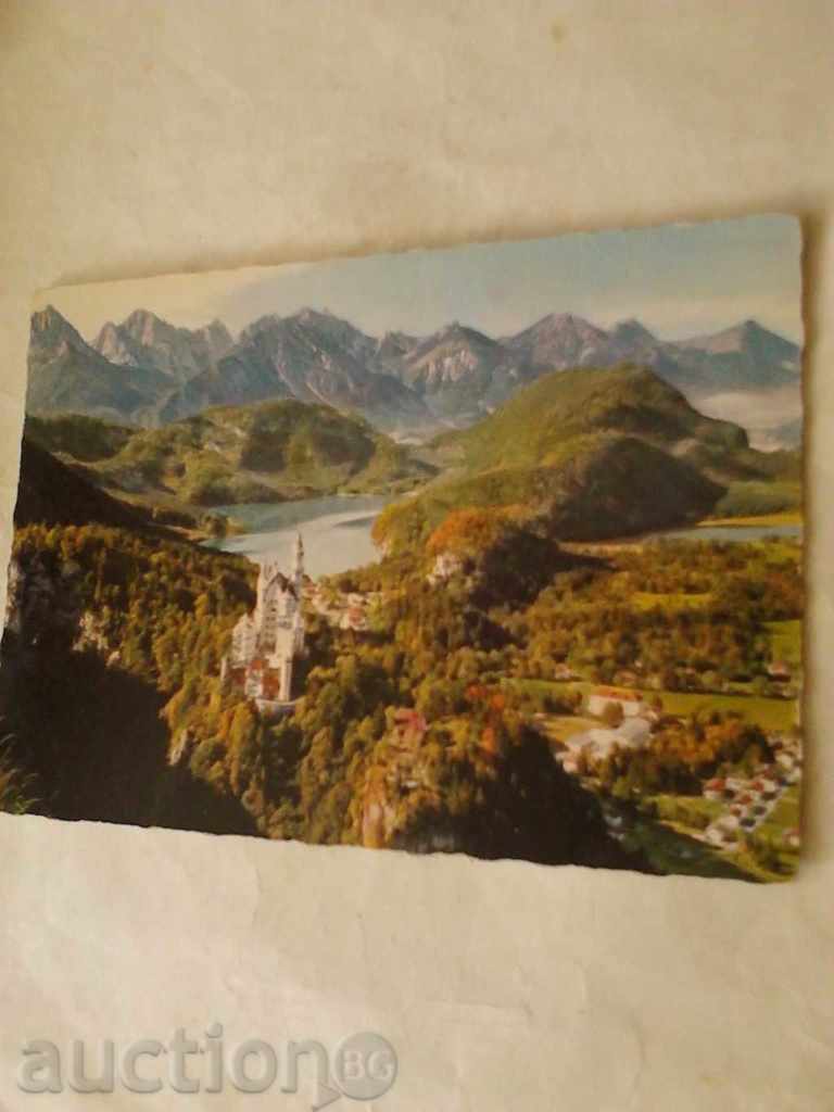 Пощенска картичка Konigsschlos Neuschwanstein