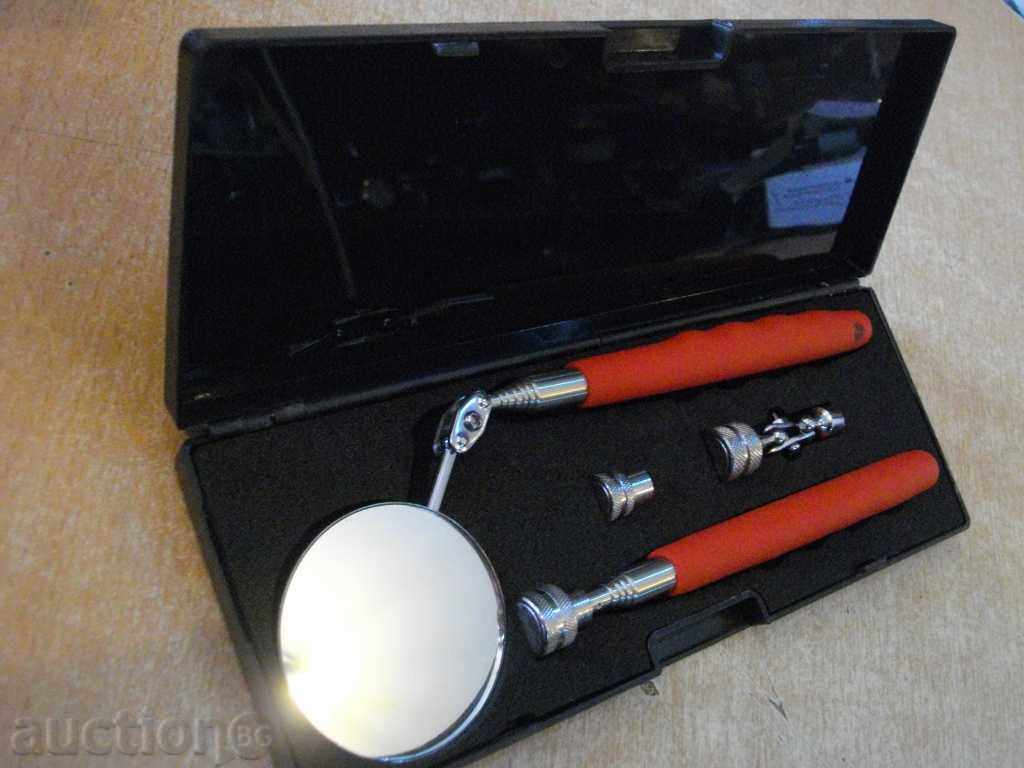 Telescopic mirror with telescopic magnetic catch with price 30.00 BGN | € 15.34