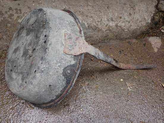 Old copper pot, pan, cauldron - 7 Old copper pot, pan, cauldron - 7