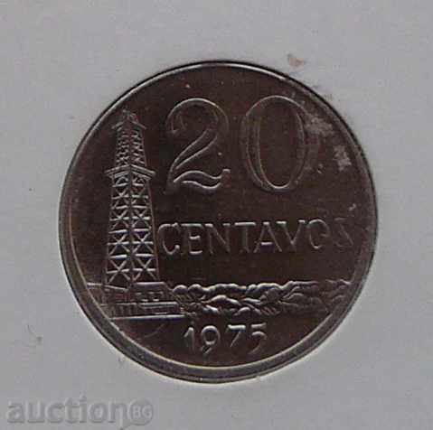 20 cents Brazil 1975 with price 1.80 BGN | € 0.92 20 cents Brazil 1975 with price 1.80 BGN | € 0.92