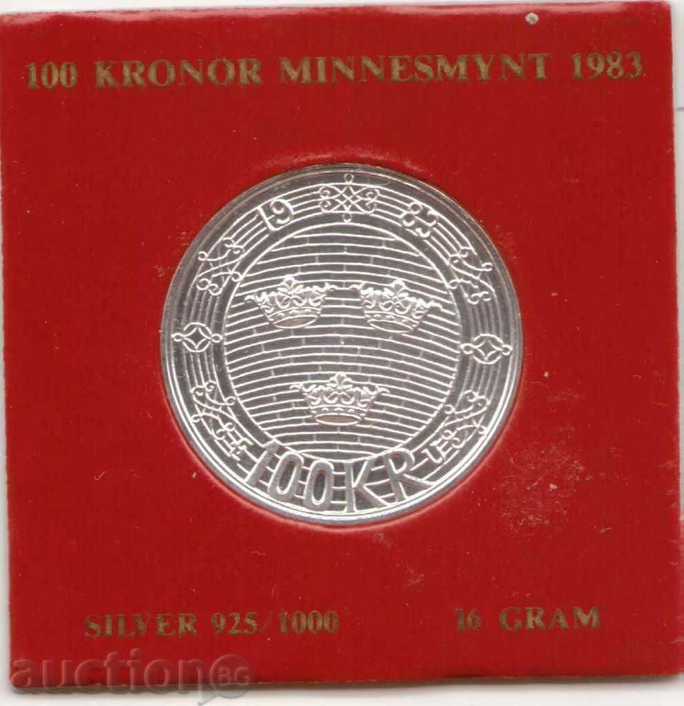 -Σουηδία-100 Kronor-1983 U-KM# 861-Κοινοβούλιο Helgeandholmen -Σουηδία-100 Kronor-1983 U-KM# 861-Κοινοβούλιο Helgeandholmen
