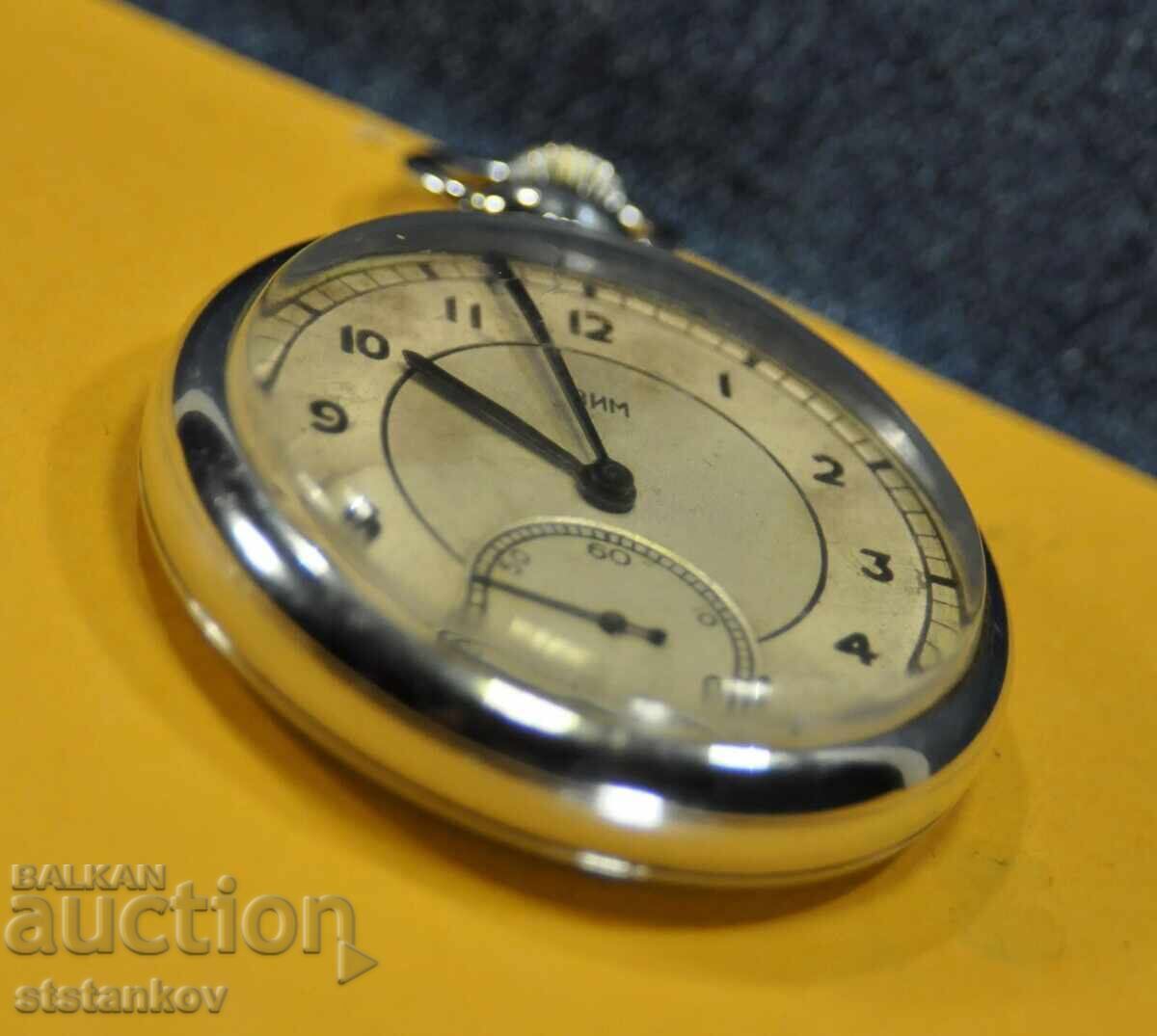 "ZIM" ~15J cal.Chk-6 de LiP 39.3 Ceas de buzunar rusesc - 7