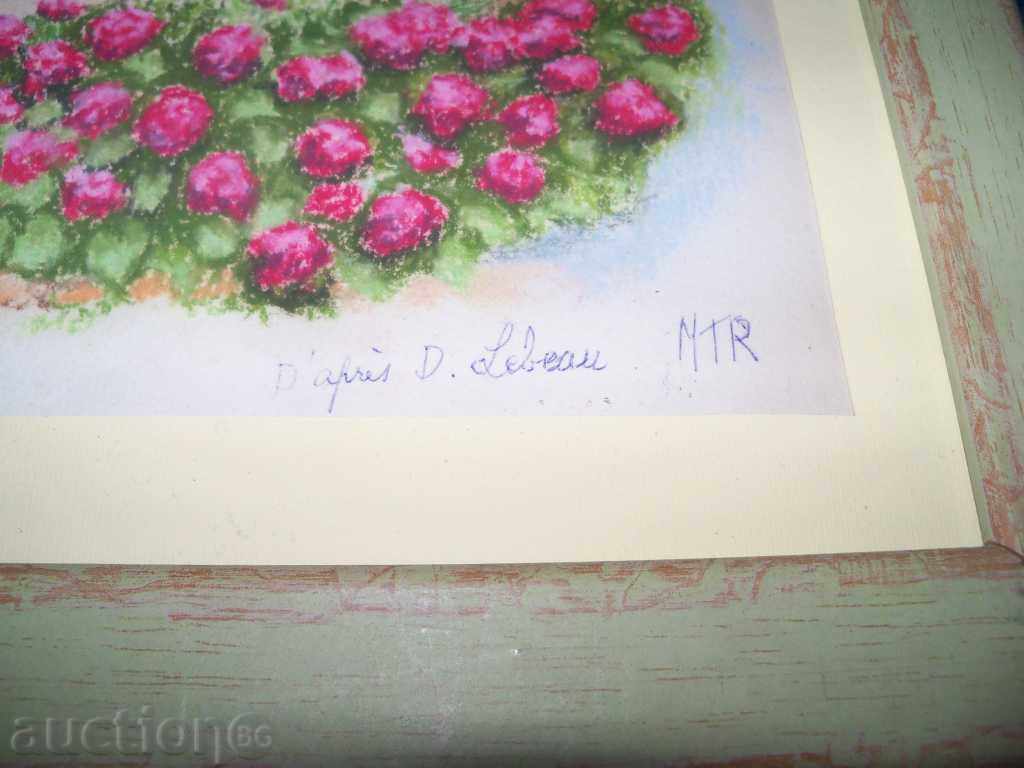 Delivery of "Door to the Home", pastel, French painter Delivery of "Door to the Home", pastel, French painter