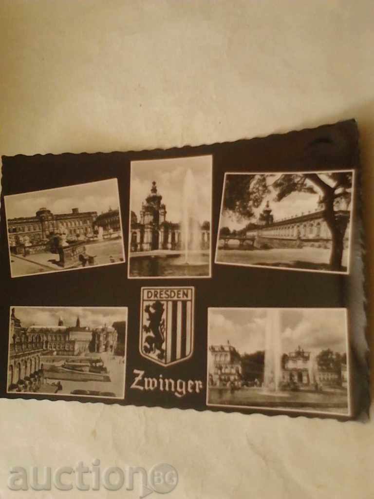 Carte poștală Dresden Zwinger 1962