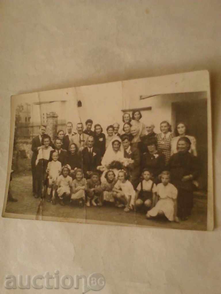 Καρτ ποστάλ Σόφια γάμο 1943
