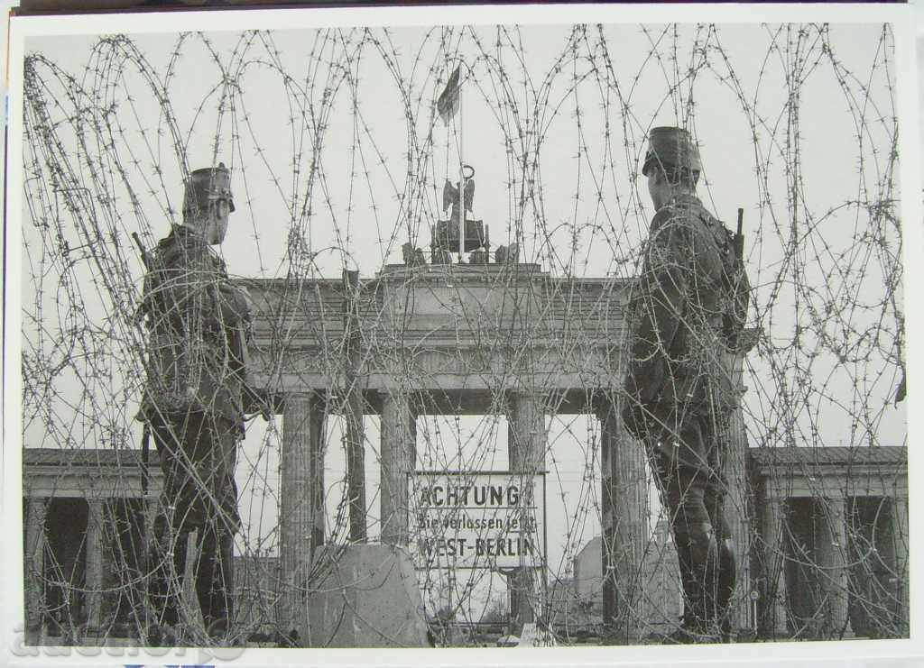 Berlin - Poarta Brandenburg în partea de vest în 1961