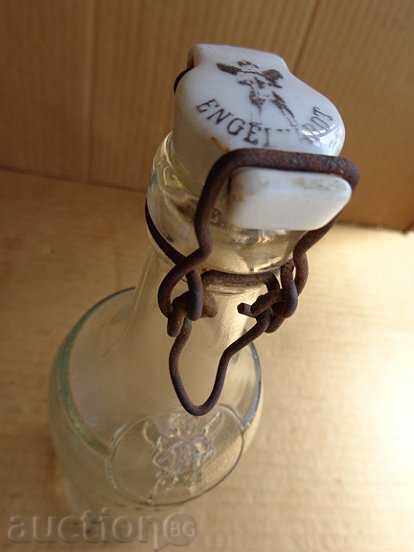 Аукцион Стара стъклена бутилка за бира, шише, стъкло Аукцион Стара стъклена бутилка за бира, шише, стъкло