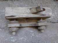 Старо дърводелско ренде, инструмент, дървения