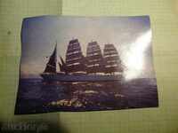 Sailboat - Sedov with stamp