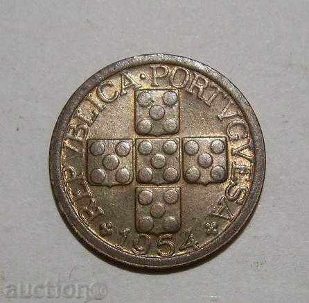 Πορτογαλία 10 tsentavos 1954 όμορφη νομίσματος με τιμή 20.00 BGN | € 10.23 Πορτογαλία 10 tsentavos 1954 όμορφη νομίσματος με τιμή 20.00 BGN | € 10.23