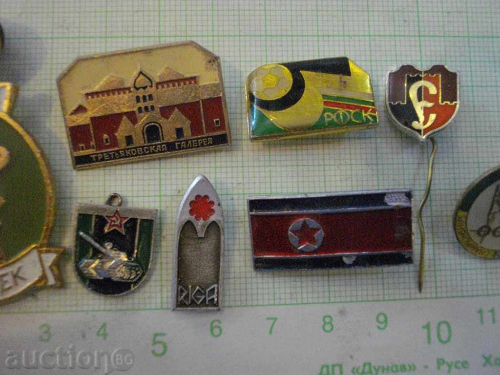 Delivery of Lot of 9 pcs. badges Delivery of Lot of 9 pcs. badges