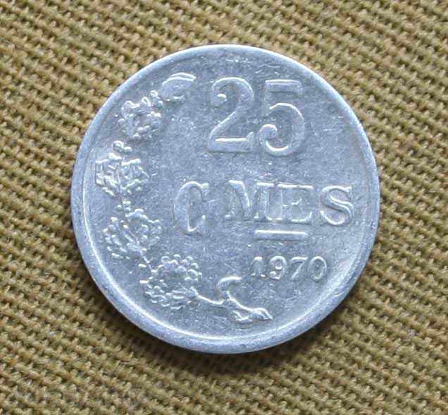 25 centime 1970 Luxemburg
