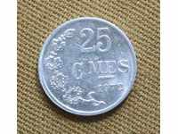 25 centimes Λουξεμβούργο 1972 AUNC
