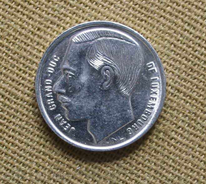 Luxemburg 1 Franc 1990 cu preț € 0.31 | 0.61 BGN