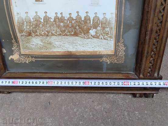 Soldier's photo large frame shepherd carving photography - 6