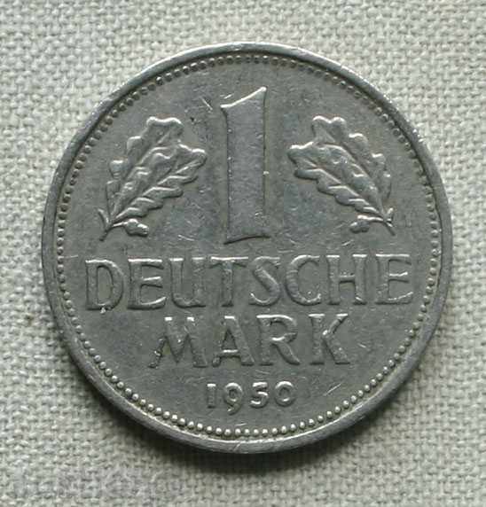 1 mark 1950 G Germania