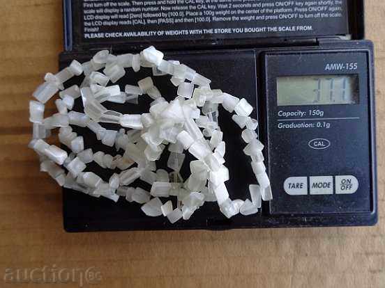 Παλιά λευκή πέτρα κολιέ, κολιέ, κολιέ, μαργαριτάρι - 6 Παλιά λευκή πέτρα κολιέ, κολιέ, κολιέ, μαργαριτάρι - 6