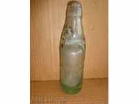 Sticlă veche de limonadă cu bilă, sticlă de recădere