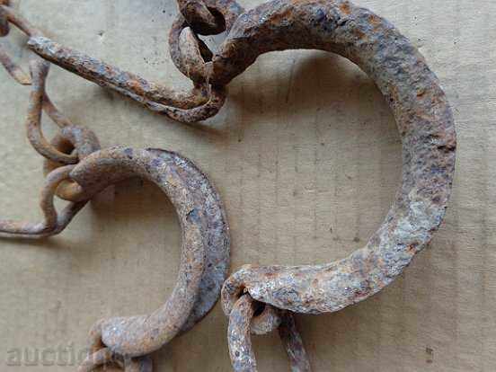 Old hand forged beads, chains, pranks, chains - 6 Old hand forged beads, chains, pranks, chains - 6