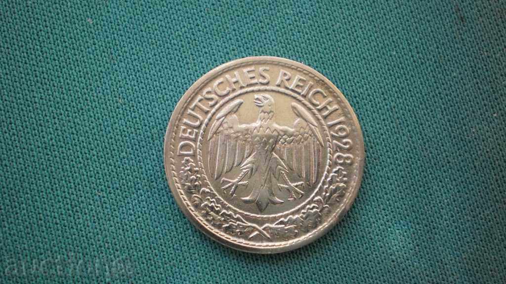 Монета 50 Pfenniga 1928 Берлин ГЕРМАНИЯ - РЯДКА с цена € 7.67 | 15.00 лв. Монета 50 Pfenniga 1928 Берлин ГЕРМАНИЯ - РЯДКА с цена € 7.67 | 15.00 лв.