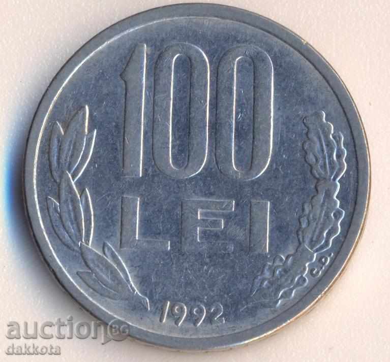 România 100 lei în 1992