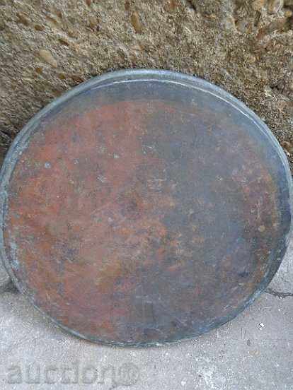 Παράδοση Πολλοί παλιό τηγάνι, κατσαρόλα χαλκού, χαλκού με χρονολόγηση Παράδοση Πολλοί παλιό τηγάνι, κατσαρόλα χαλκού, χαλκού με χρονολόγηση