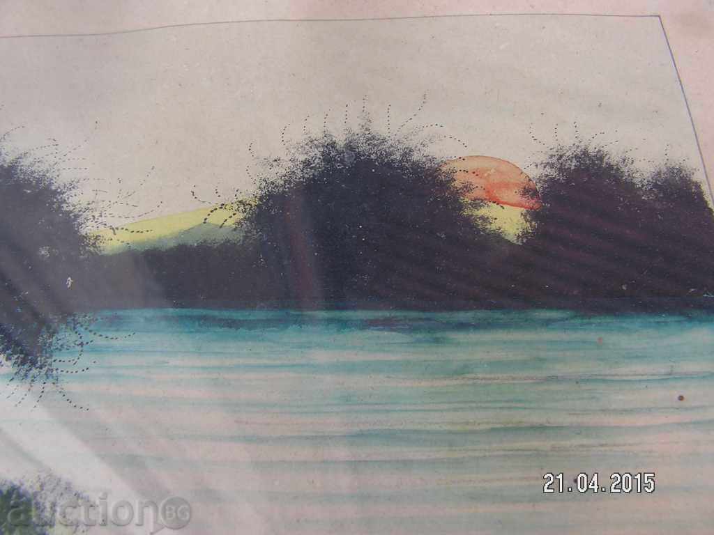 5072. AQUAREL THE BEGINNING OF 20 CENT SIGNED - 6 5072. AQUAREL THE BEGINNING OF 20 CENT SIGNED - 6