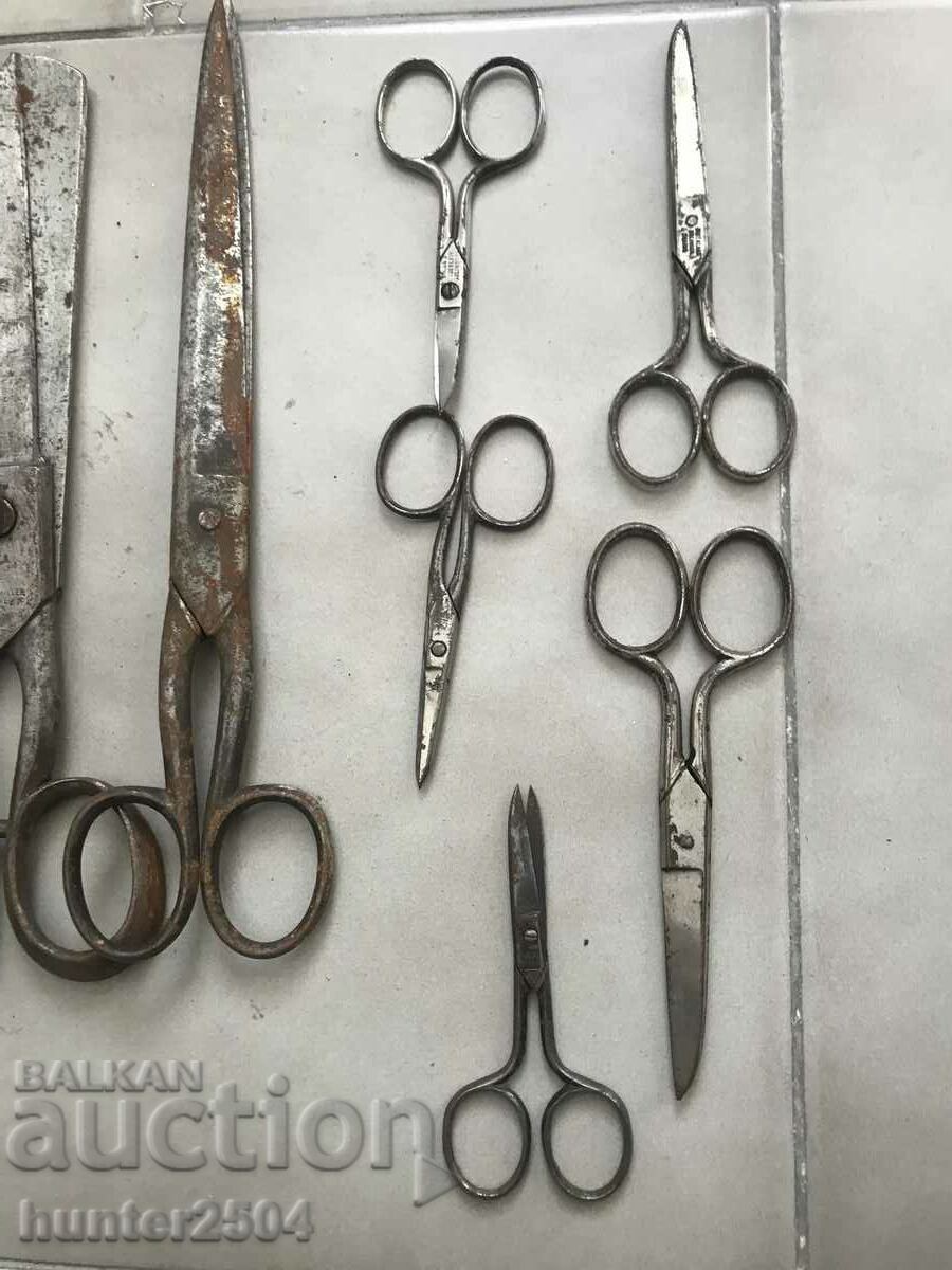 Auction Scissors - lot, old Auction Scissors - lot, old