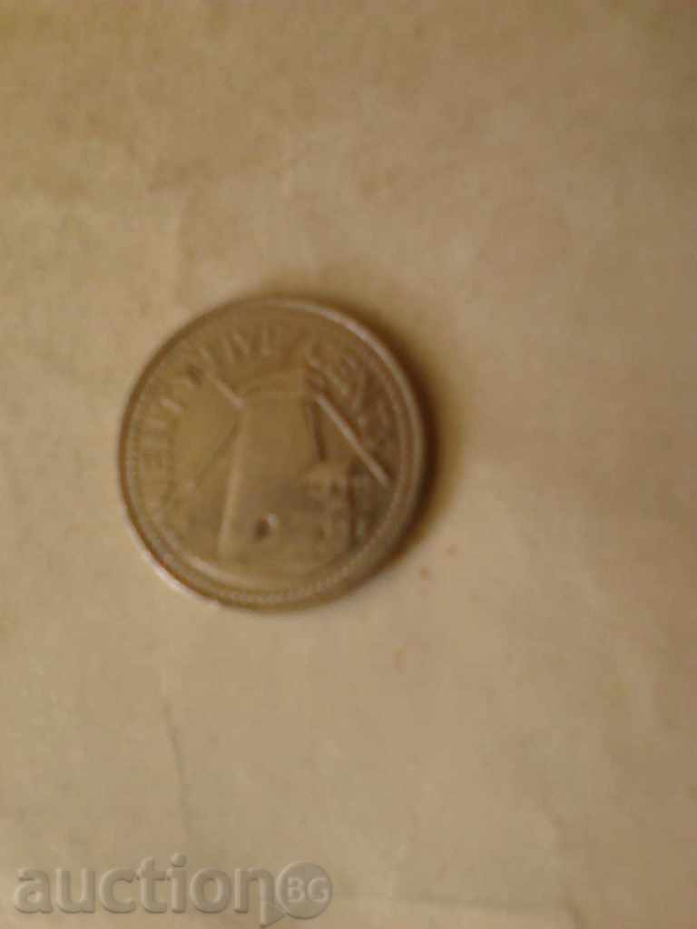 Барбадос 25 цента 1998