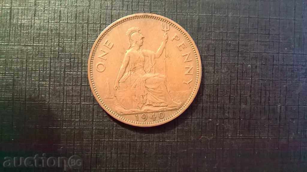 1 penny United Kingdom George 1940 with price 1.00 BGN | € 0.51 1 penny United Kingdom George 1940 with price 1.00 BGN | € 0.51