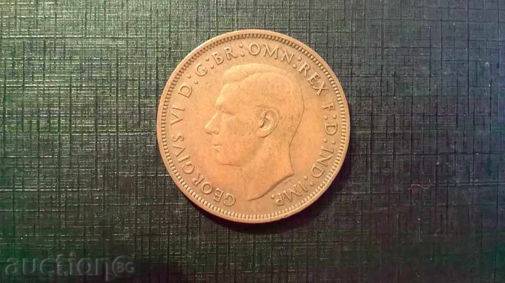 1 penny United Kingdom George 1940