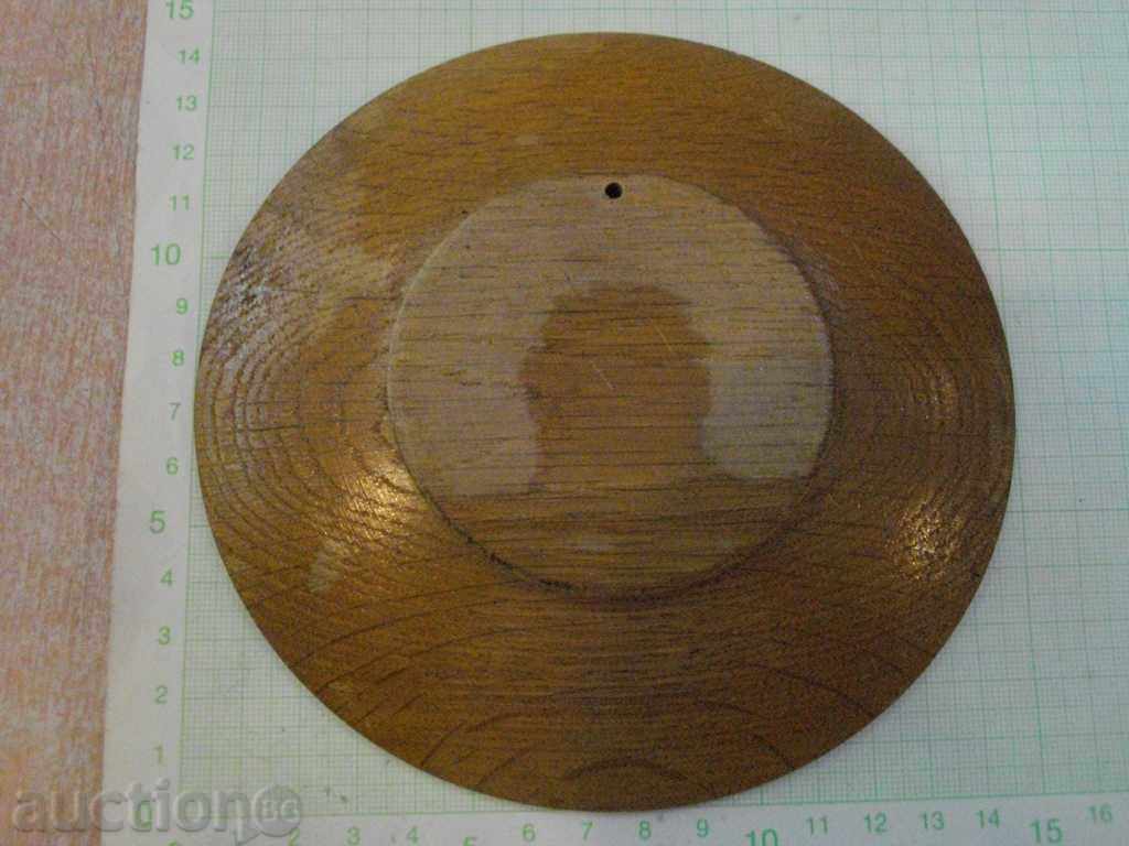 Plate wooden pyrographic souvenir with price 5.00 BGN | € 2.56 Plate wooden pyrographic souvenir with price 5.00 BGN | € 2.56