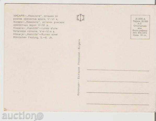 Картичка България Хисаря Камилите 2* с цена 0.70 лв. | € 0.36 Картичка България Хисаря Камилите 2* с цена 0.70 лв. | € 0.36