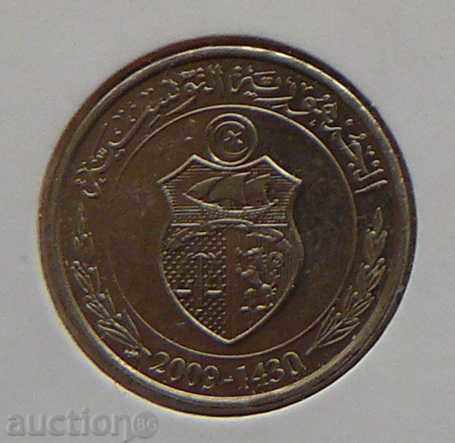 Delivery of 1/2 dinar 2009 Tunisia Delivery of 1/2 dinar 2009 Tunisia
