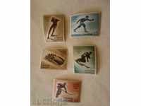 Пощенски марки San Marino Olympic Games Cortina 1956
