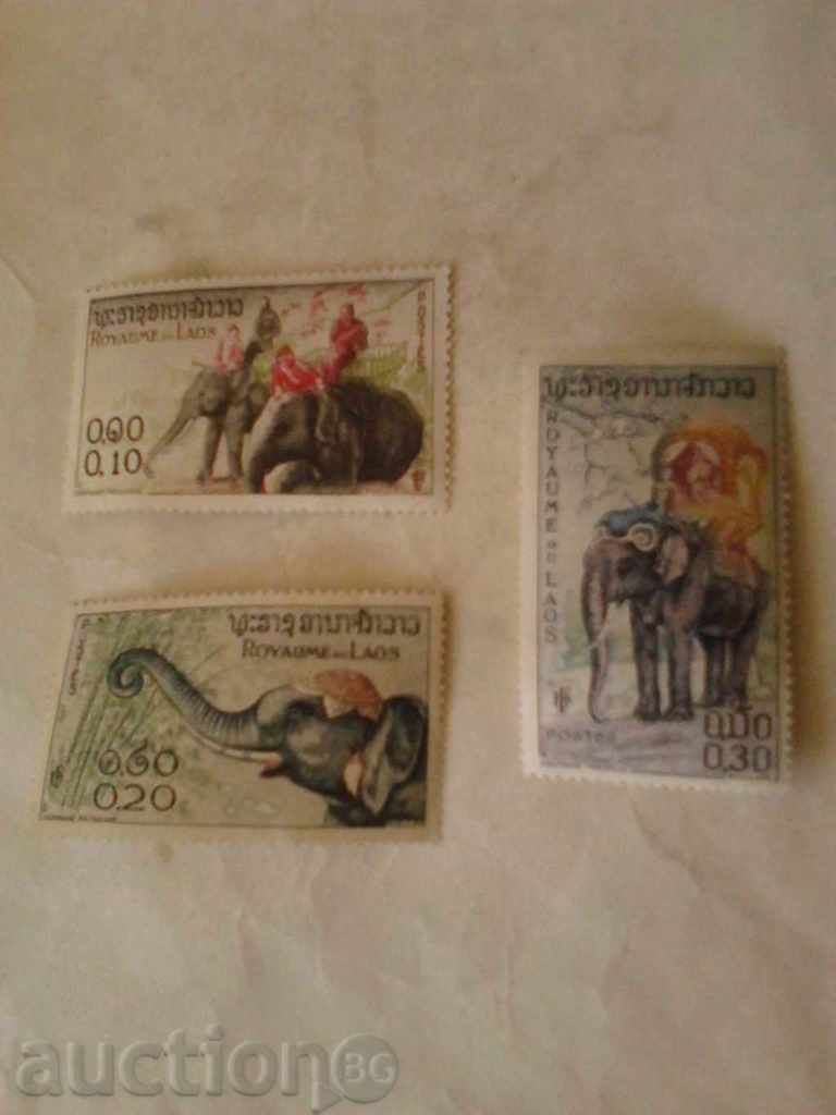 Postage Stamps Laos ROYAUME du LAOS