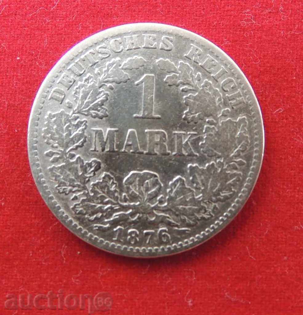 1 marca 1876 A Germaniei de argint